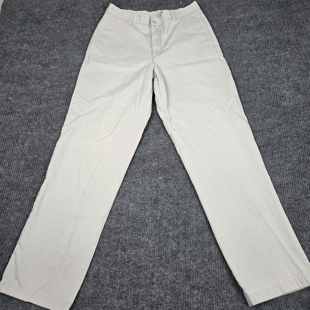 Vintage Y2K Eddie Bauer Men's‎ Relaxed Fit Wrinkle Resistant Chino Pants 33x34